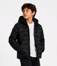Jaqueta Puffer Infantil Menino Com Capuz Sea Surf Preto