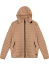 Jaqueta Puffer Malwee 1000115429 Masculina Manga e Capuz Removíveis Nylon T. P/XGG