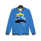 Jaqueta Rainbows Friends de beisebol de manga comprida para homens
