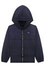 Jaqueta Roupa Infantil Puffer Em Nylon Com Zíper Manga Longa Com Capuz Bobojaco Inverno LucBoo