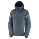Jaqueta Salomon Ski Edge Neve Impermeável Feminina Cinza Jaqueta Salomon Ski Edge Neve Impermeável Feminina Cinza