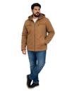 Jaqueta Sarja Masculina Revestida Com Bolsos Plus Size