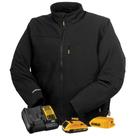 Jaqueta Soft Shell aquecida DEWALT para homens preta tamanho L