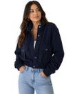 Jaqueta suede facinelli feminino ref: fac690178