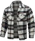 Jaqueta TACVASEN Thermal Plaid Flannel para homens