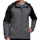 Jaqueta Tech Nylon Hoodie P Masculina Columbia Preto-Cinza