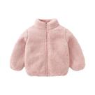 Jaqueta Térmica Rosa Para Meninas, Casacos Quentes De Outono E Inverno Para Crianças De 1 a 5 Anos,