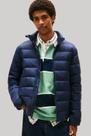 Jaqueta Tommy Jeans Masculina Relaxed Fit LT Down Jacket Puffer Azul Marinho - Cor Azul marinho - Tamanho M/M