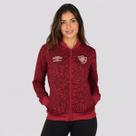 Jaqueta Umbro Fluminense Hino 2024 Feminina Vermelha