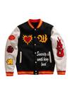 Jaqueta Varsity SOLY HUX masculina Letter Graphic Color Block