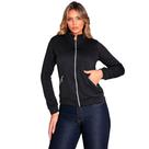 Jaquetinha Bomber Casaco Blusa Feminina Zíper Grossa Frio Sem Capuz Com Bolso