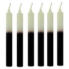 Jaragua vela palito tradicional bicolor kilo 17cm preto e branca