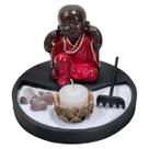 Jardim Kit Zen Buda Não Escuto Verde Vermelho Laranja Rose