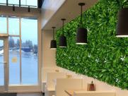 Jardim Vertical 3m² com Plantas Artificiais de Alta Qualidade Ideal para Salas de Estar e Escritórios - DE0425