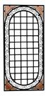 Jardim Vertical Mandala Preto De Ferro E Madeira 157x70cm