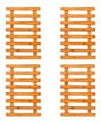 Jardim Vertical Painel Modulado Madeira Eucalipto( Kit C/4)