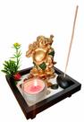 Jardim Zen Buda Gordo Fortuna Sorte Prosperidade Amuleto Dec