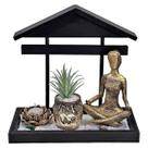 Jardim Zen Ioga Meditando Telhado Incensário Castiçal Vaso Jardim Zen Ioga Meditando Telhado Incensário Castiçal Vaso