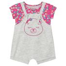 Jardineira com Blusa Ursinha - Brandili Jardineira com Blusa Ursinha - Brandili