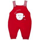 Jardineira de Bebê Vermelha Natal