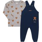 Jardineira e Camiseta Bebê Menino Pulla Bulla Ref. 50174