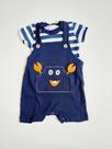 Jardineira estampada infantil