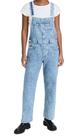 Jardineira Feminina Free People Ziggy Jeans Azul Pó Grande
