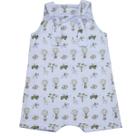 Jardineira Fresquinha de Cotton com Nozinho de Ajuste Suave Ideal Para Dias Quentes