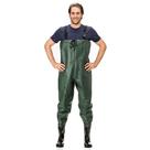 Jardineira GG Pantaneiro de PVC com Bota - Verde Militar