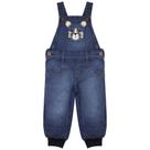 Jardineira Infantil Look Jeans Moletom Jeans Jardineira Infantil Look Jeans Moletom Jeans
