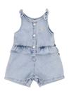 Jardineira jeans infantil Alphabeto Jardineira jeans infantil Alphabeto