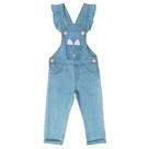 Jardineira Jeans Infantil Coelinho Jardineira Jeans Infantil Coelinho