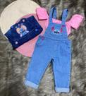 Jardineira Jeans Stitch