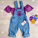 Jardineira Macacão Jeans Bolofofos Jardineira Macacão Jeans Bolofofos