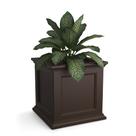 Jardineira Mayne Fairfield quadrada de 51 cm com autoirrigação, cor espresso