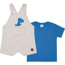 Jardineira Moletinho e Blusa Menino Pulla Bulla Ref. 48264 Jardineira Moletinho e Blusa Menino Pulla Bulla Ref. 48264