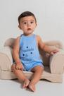 Jardineira Romper Infantil Tricô Presentinho de Deus