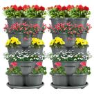Jardineira vertical empilhável VIVOSUN 2 unidades, 5 níveis, cinza Jardineira vertical empilhável VIVOSUN 2 unidades, 5 níveis, cinza