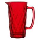 Jarra 1 L Vidro Diamond Rubi Vermelho Ke Home