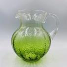 Jarra acrilico detalhe bolhas degradê verde 2,3l