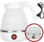 Jarra Chaleira Elétrica De Silicone Dobrável Portátil 600ml