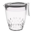 Jarra com Tampa 3L Trama Crippa de Plástico Transparente Água Suco Bebidas