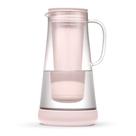 Jarra con Filtro de Agua LifeStraw Home de Vidrio para 7 Tazas, Base de Silicona, Color Rosa