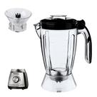 Jarra Copo Cristal de Liquidificador Modelos Mondial Eletronic Inox Tampa Preta Transparente Jarra Copo Cristal de Liquidificador Modelos Mondial Eletronic Inox Tampa Preta Transparente