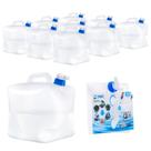 Jarra de agua plegable ITRAZ 20L / 5.3 galones pack de 10 sin BPA