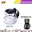 Jarra de Cafeteira Britânia Modelos Cp15/ Cp15 Inox Café Preta