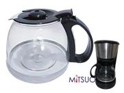 Jarra de Cafeteira MITSUO CM4313AC-CB 30 Cafes Preto Forte