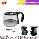 Jarra de Cafeteira Vicini 12 Cafés Preta EPV-880 / EPV-881