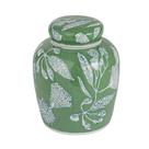 Jarra de gengibre de cerâmica decorativa Creative Co-Op Green