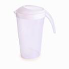 Jarra de Suco Água 3,7 Litros Grande de Plástico Com Tampa Plásutil Resistente Drinks Transparente